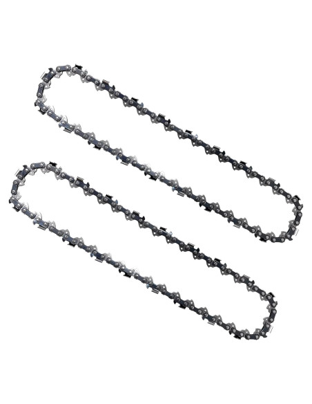 2 Piezas Cadena de Motosierra 25 cm Opuladuo 40 Enlaces