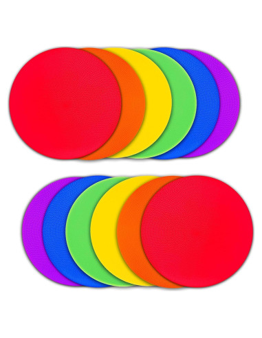 Conos de Entrenamiento de Agilidad PIKZH 23 cm 12 Pcs Antideslizantes