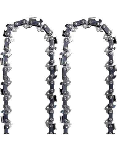 2 Piezas Cadena de Motosierra 25 cm Opuladuo 40 Enlaces
