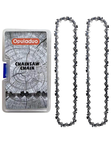 2 Piezas Cadena de Motosierra 25 cm Opuladuo 40 Enlaces