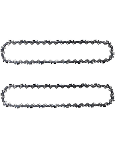 2 Piezas Cadena de Motosierra 25 cm Opuladuo 40 Enlaces