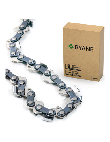 Cadena de Motosierra BYANE 25.4 cm 3/8 LP Pitch 40 Enlaces