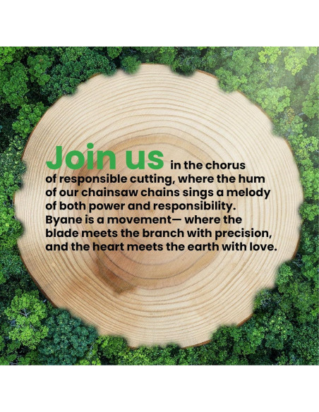Cadena de Motosierra BYANE 25.4 cm 3/8 LP Pitch 40 Enlaces