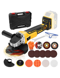 Amoladora Angular Inalámbrica BellaDimora 20V 4-1/2" 7200 RPM