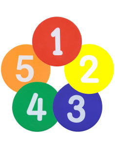 Marcadores de Poliéster Antideslizantes Nuburbur 22.86 cm 10PCS 2