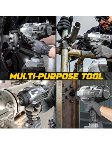 Llave de impacto inalámbrica 1/2" DIYtoolifz 2000 Nm 20V