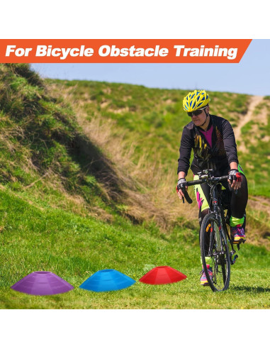 Conos de Fútbol Jerify 80 Pcs Multicolor con Soportes