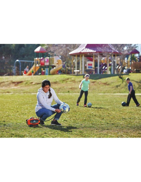 Inflador Inalámbrico BLACK+DECKER 20V Max, 3 Modos