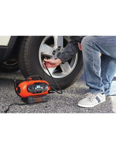 Inflador Inalámbrico BLACK+DECKER 20V Max, 3 Modos