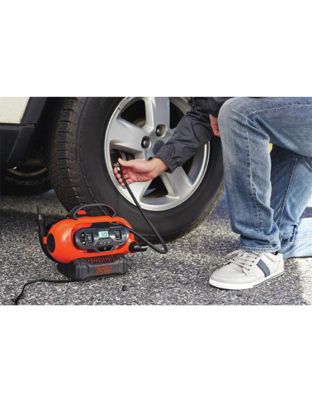 Inflador Inalámbrico BLACK+DECKER 20V Max, 3 Modos