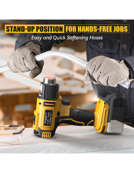 Pistola de Calor Inalámbrica LIVOWALNY 350W Dewalt 20V