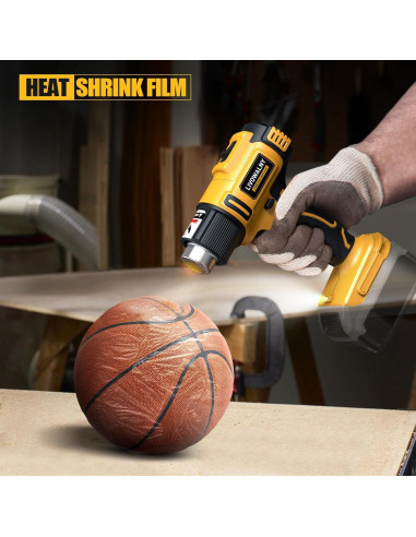 Pistola de Calor Inalámbrica LIVOWALNY 350W Dewalt 20V