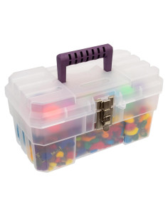 Caja de Almacenamiento Akro-Mils 35.56x20.32x20.32 cm Transparente