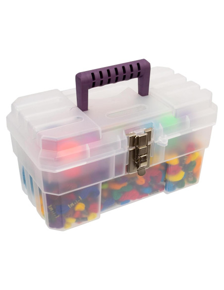 Caja de Almacenamiento Akro-Mils 35.56x20.32x20.32 cm Transparente