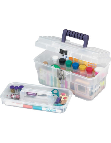 Caja de Almacenamiento Akro-Mils 35.56x20.32x20.32 cm Transparente