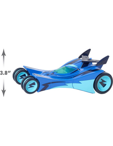 Vehículo PJ Masks Pop-A-Wheelie Cat-Car Just Play con Luces