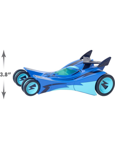 Vehículo PJ Masks Pop-A-Wheelie Cat-Car Just Play con Luces