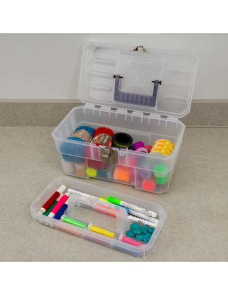 Caja de Almacenamiento Akro-Mils 35.56x20.32x20.32 cm Transparente