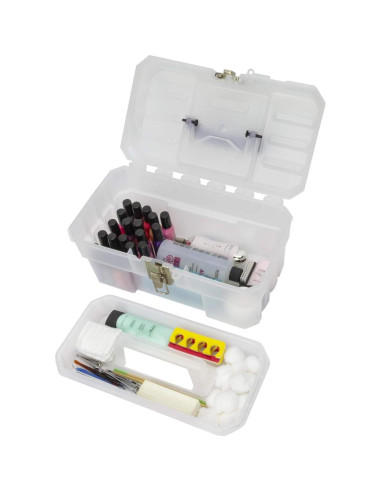 Caja de Almacenamiento Akro-Mils 35.56x20.32x20.32 cm Transparente