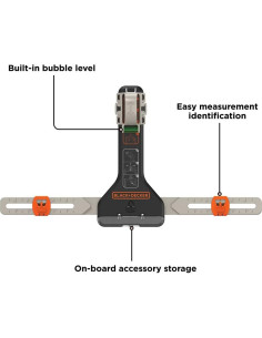 Kit Colgador de Imágenes BLACK+DECKER MarkIT BDMKIT101C 2