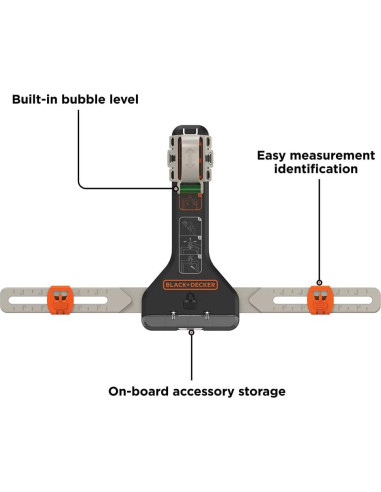 Kit Colgador de Imágenes BLACK+DECKER MarkIT BDMKIT101C