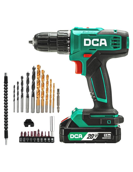 Taladro Inalámbrico DCA 20V 336 Nm Torque 2 Velocidades