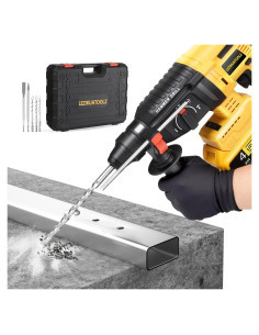 Martillo Perforador Rotativo Lezwuatoolz 20V 2.6J Inalámbrico