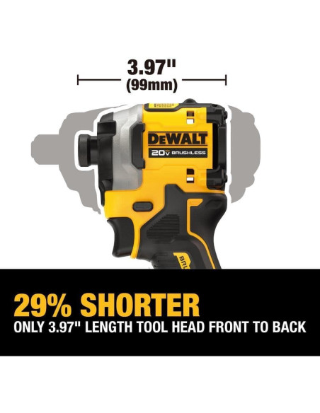 Destornillador de Impacto DEWALT DCF850P1 20V Inalámbrico