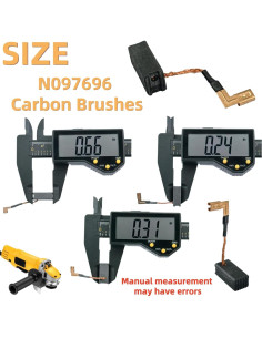 8 Cepillos de Carbono N097696 DeWalt Reemplazo Motor 2