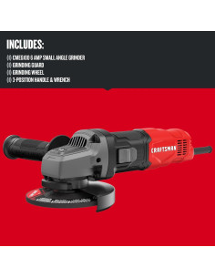 Amoladora Angular Craftsman CMEG100 6A 1.85kg 12000 RPM 2