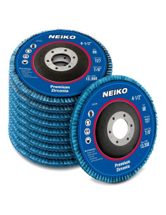 Discos de Aleta Neiko 11118A 10 Pzas 11.43 cm 80 Granos