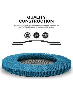 Discos de Aleta Neiko 11118A 10 Pzas 11.43 cm 80 Granos 2