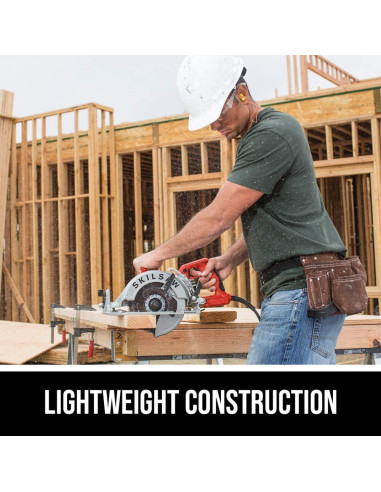 Sierra Circular SKIL 7-1/4" 15A Transmisión de Gusano Plata