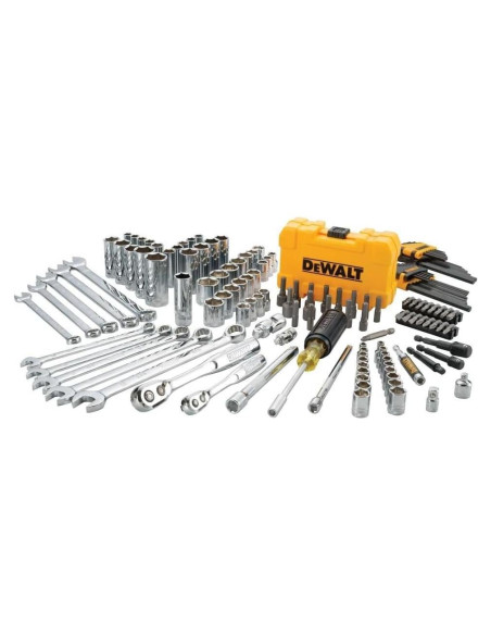 Kit de Herramientas Mecánicas DEWALT 142 Piezas con Estuche