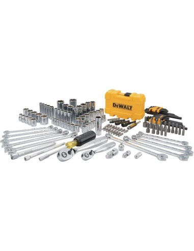 Kit de Herramientas Mecánicas DEWALT 142 Piezas con Estuche