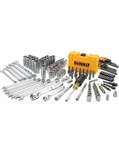 Kit de Herramientas Mecánicas DEWALT 142 Piezas con Estuche