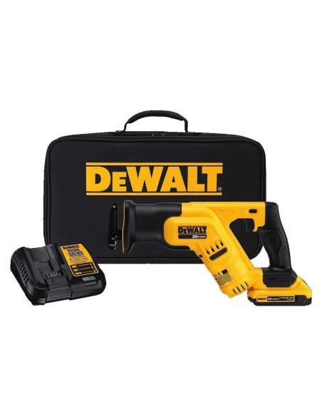 Sierra Recíproca DEWALT 20V Max Compacta con Batería 2Ah