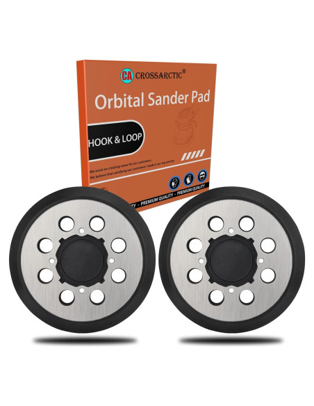 Almohadilla de Lijadora Orbital DeWalt 5" Aluminio 2 Pzas