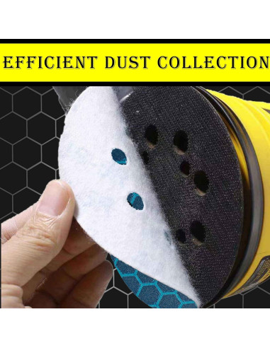 Almohadilla de Lijadora Orbital DeWalt 5" Aluminio 2 Pzas