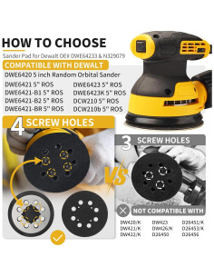 Pad de Lijadora Dewalt 5" Metal 2 Piezas Gancho y Bucle 2