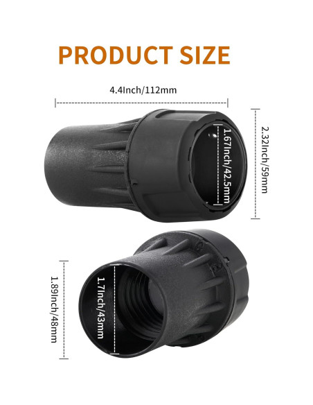 Adaptador Rápido Universal DeWalt DWV9000 para Aspiradoras