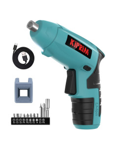 Destornillador Eléctrico Kiprim ES3 4V Inalámbrico con LED