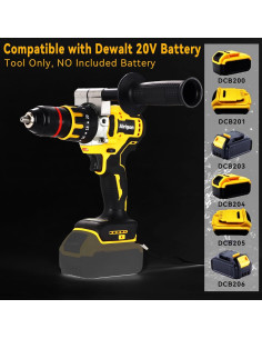 Taladro de Percusión Inalámbrico Alrigon 20V 3-en-1 33000 IPM 2