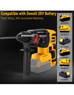 Martillo Perforador Inalámbrico Alrigon 20V SDS 2.6J 2