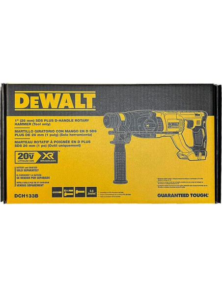 Martillo Rotativo Inalámbrico DEWALT DCH133 20V 1"