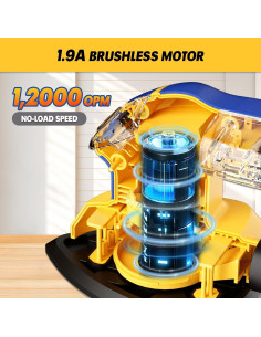 Lijadora Detallada Inalámbrica Mayoki 20V 1.9A con Accesorios 2