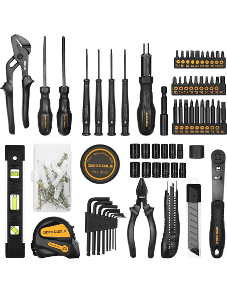 Kit de Herramientas DEKOPRO 150 Piezas para el Hogar