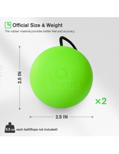 Rebotador de Lacrosse OTIIPOR con Pelotas LED Brillantes 2