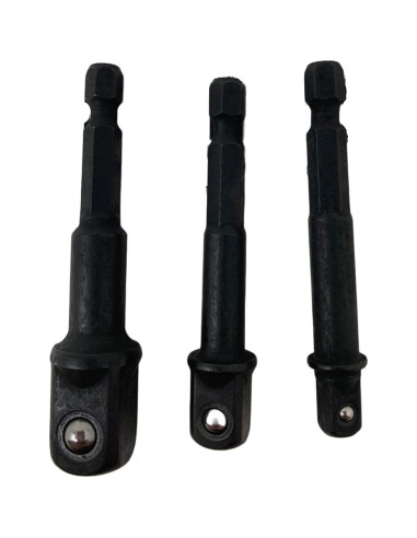Juego de Adaptadores DeWalt 3 Piezas para Impacto