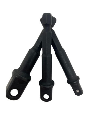 Juego de Adaptadores DeWalt 3 Piezas para Impacto